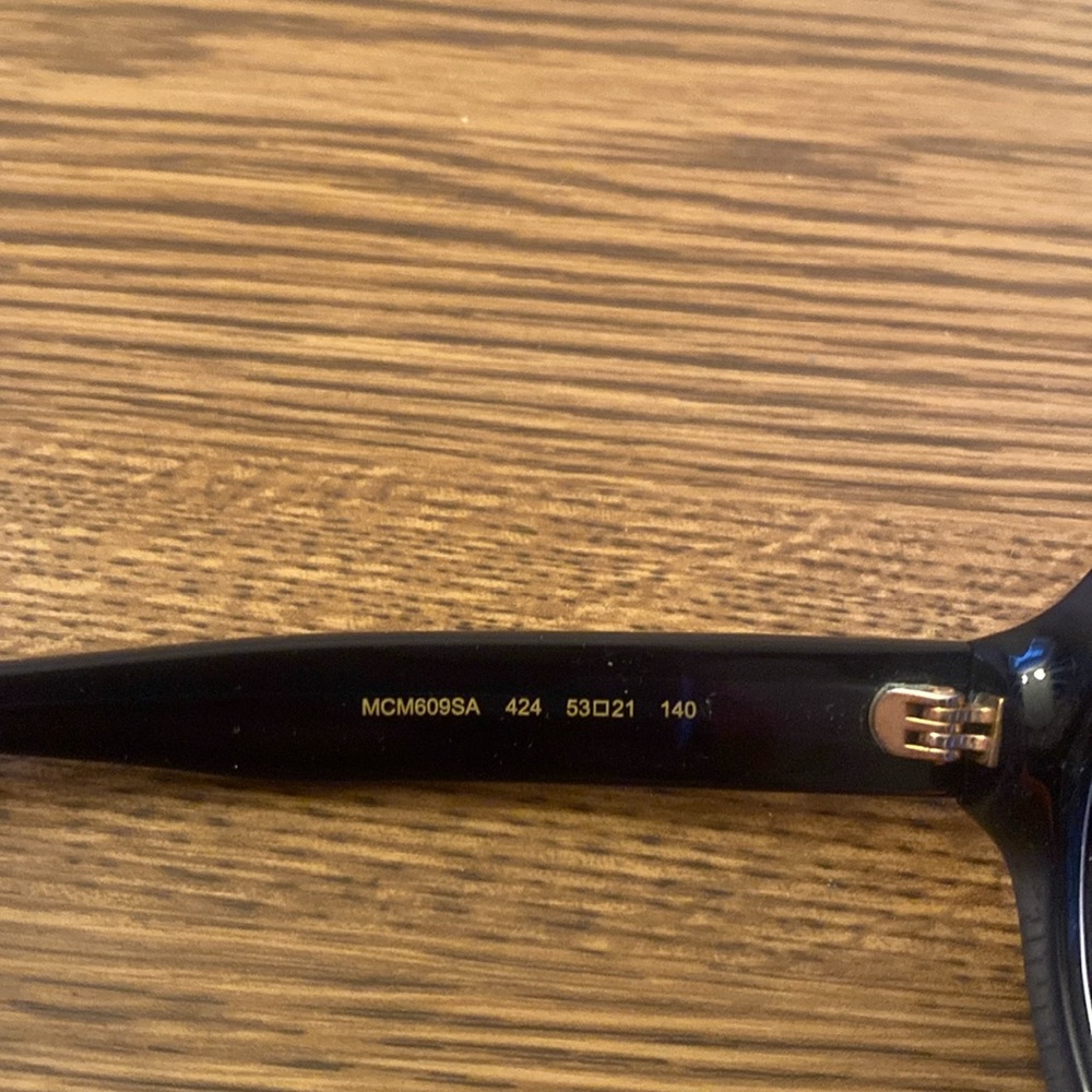 Navy Blue MCM Sunglasses w/ Glasses Case - Picture 8 of 9